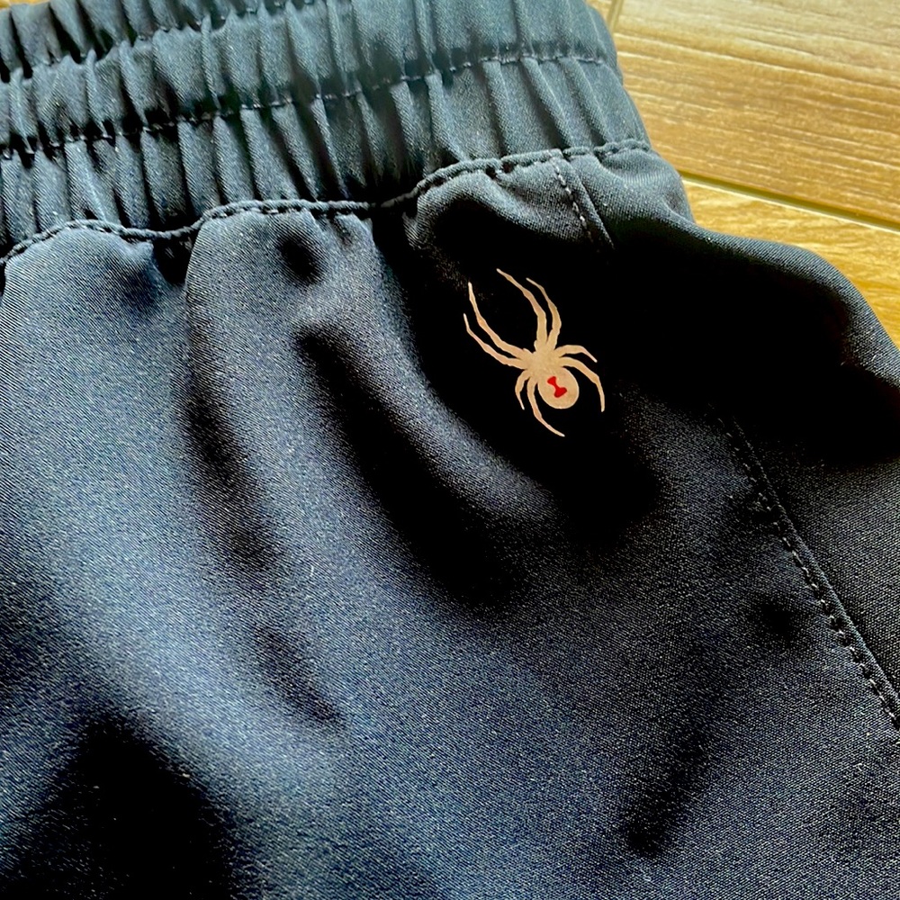 Spider Active Layered Athletic Active Shorts Black - image 4